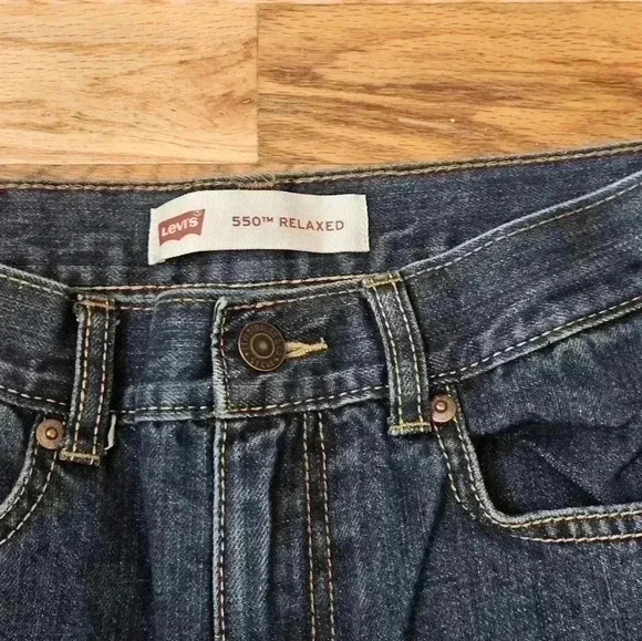 Levi's 550 Relaxed Jeans Size 18 Slim 27×29 EUC - Picture 4 of 10